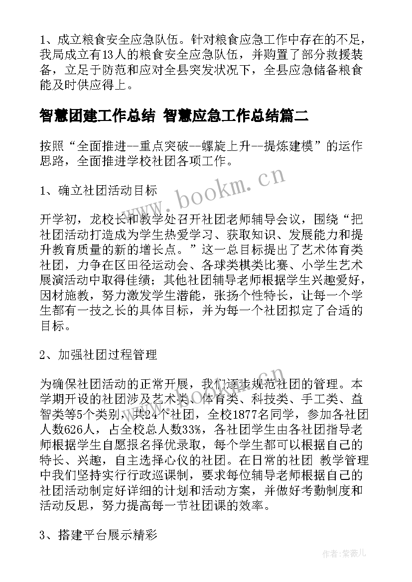 智慧团建工作总结 智慧应急工作总结(实用9篇)