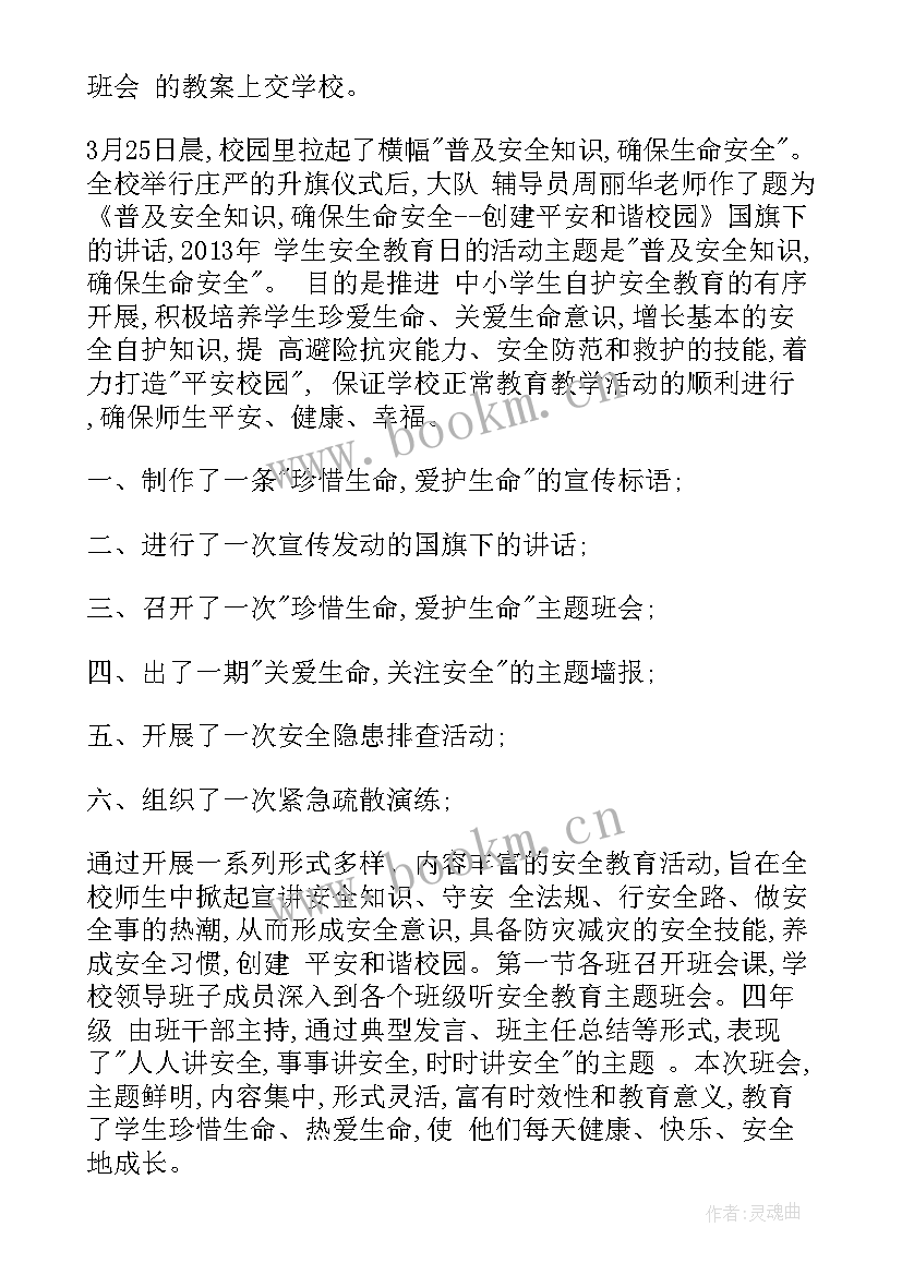 德育班会活动方案 小学班会活动总结(优质5篇)