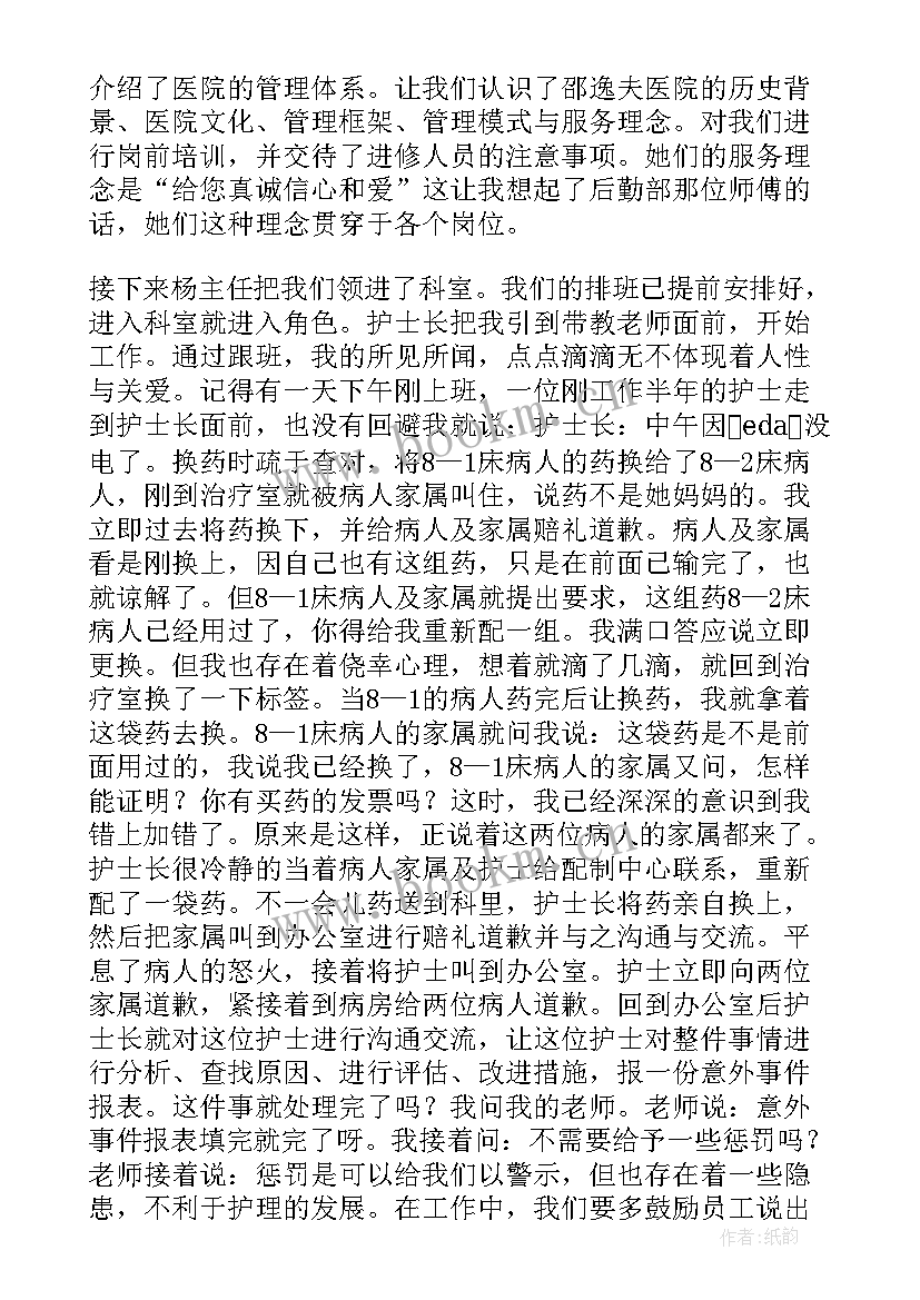 2023年脑电图进修总结 护士进修心得体会(大全9篇)