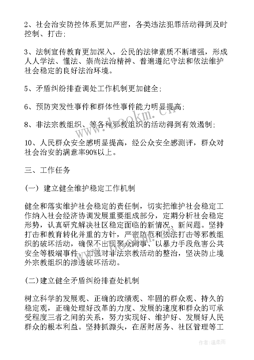 智慧社区建设工作方案 社区治安综合治理年度工作计划(实用5篇)