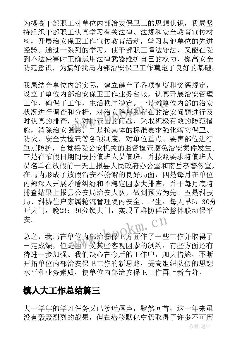 镇人大工作总结(通用8篇)