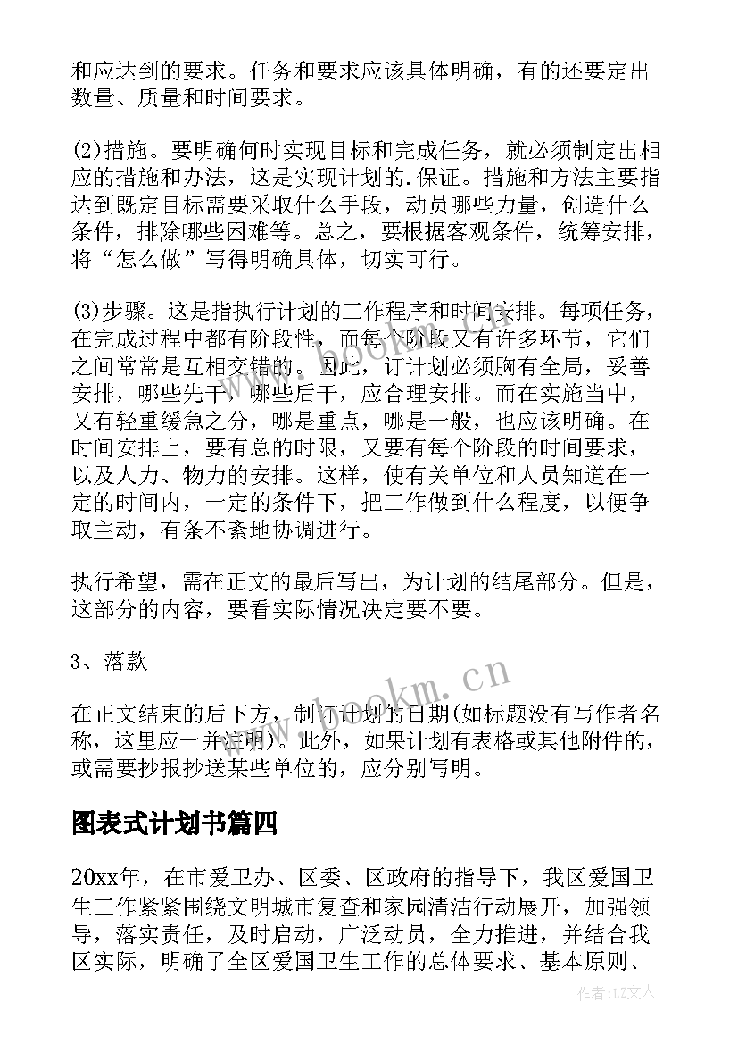 最新图表式计划书 工作计划书格式(精选6篇)