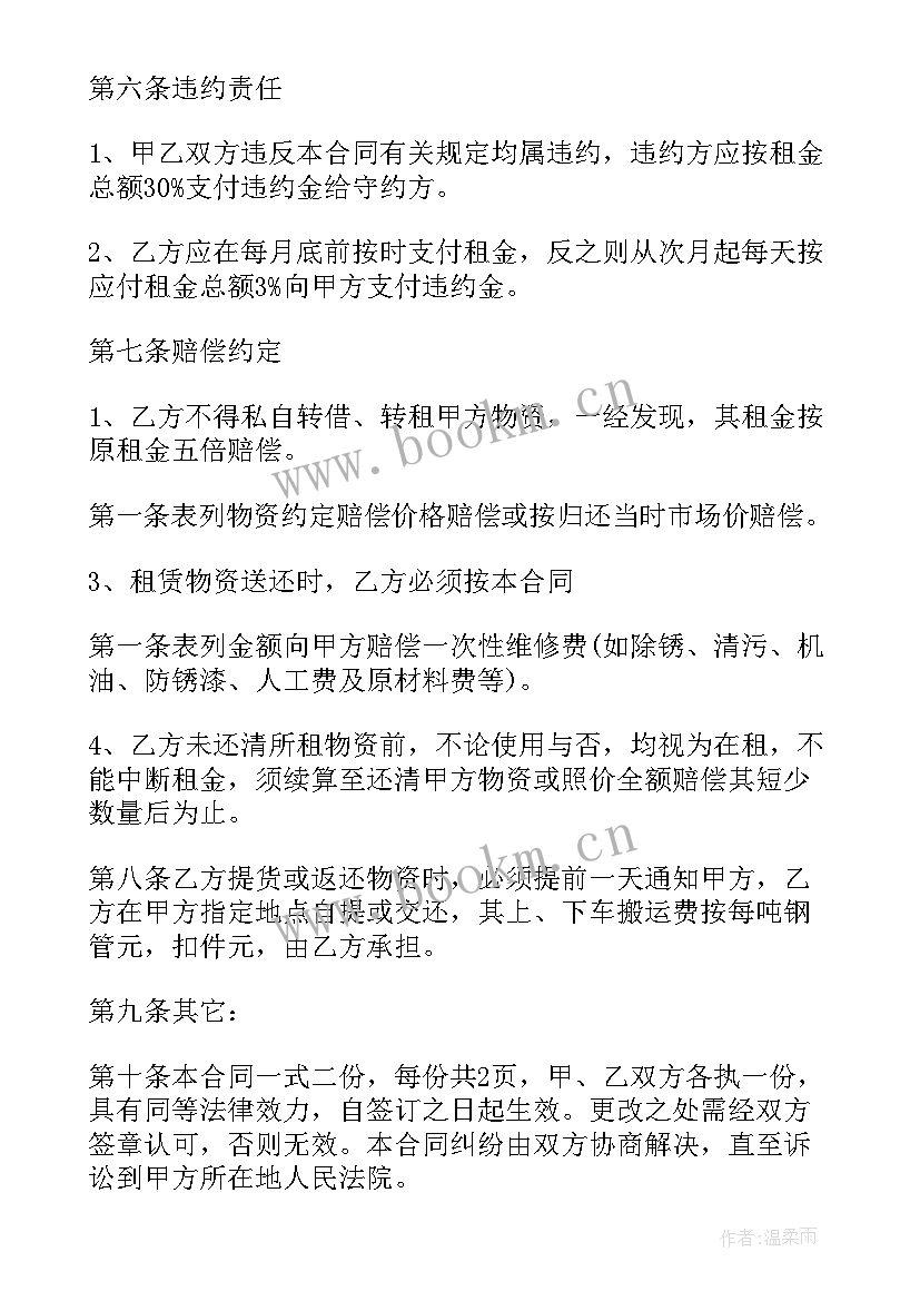 2023年精装修房子合同签(大全5篇)