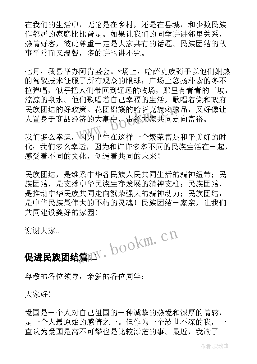 促进民族团结 小学民族团结演讲稿民族团结一家亲(通用10篇)