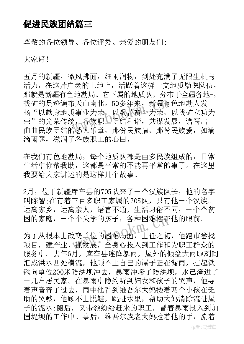 促进民族团结 小学民族团结演讲稿民族团结一家亲(通用10篇)