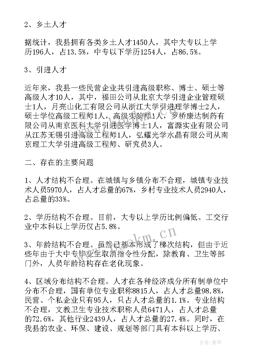 2023年人才引进工作总结(实用6篇)