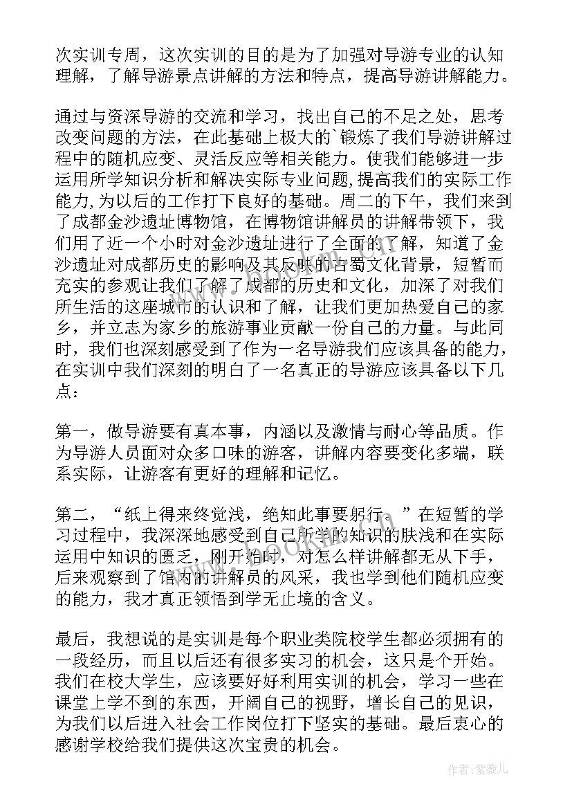 导游心得体会总结报告(精选6篇)