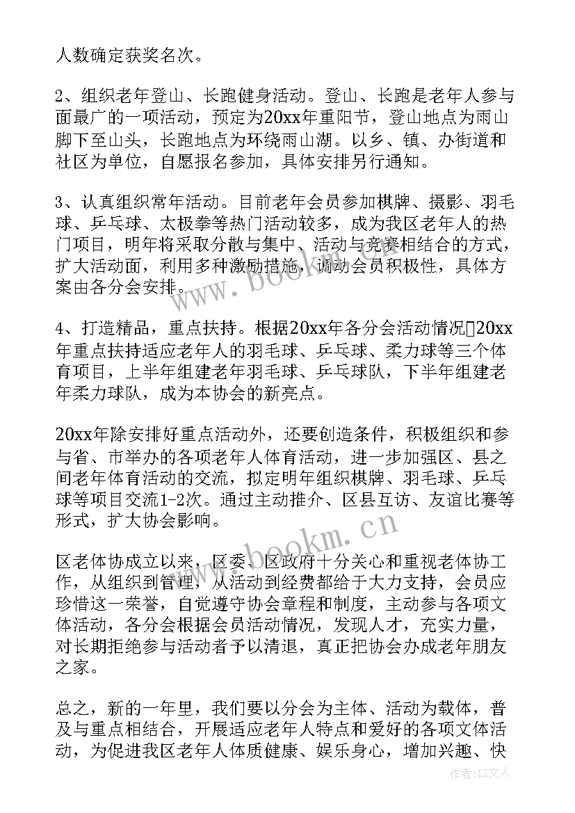 排球协会活动总结 协会的工作计划汇编(汇总5篇)