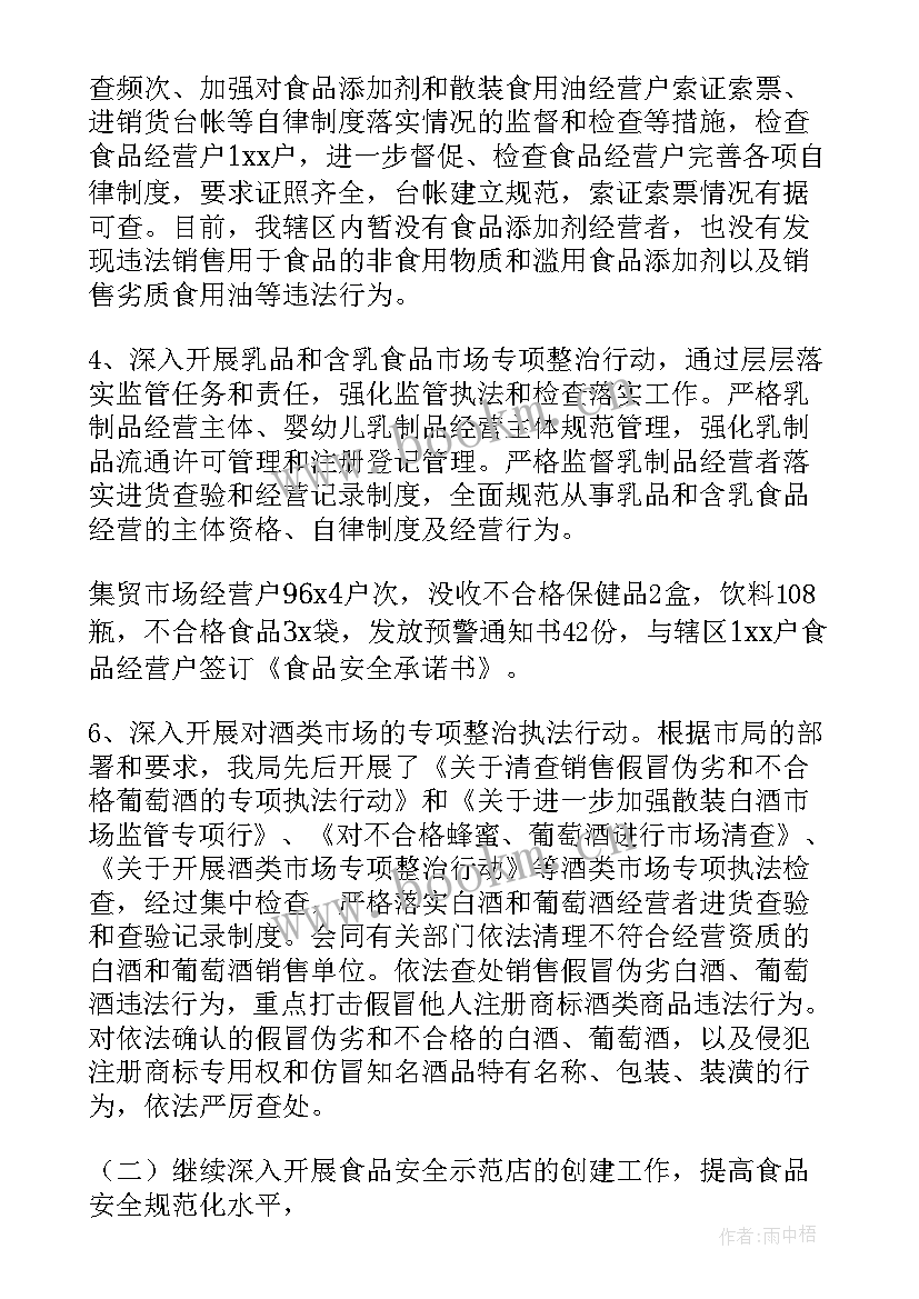 流通环节食品安全监管工作总结 食品安全监管工作总结(大全8篇)