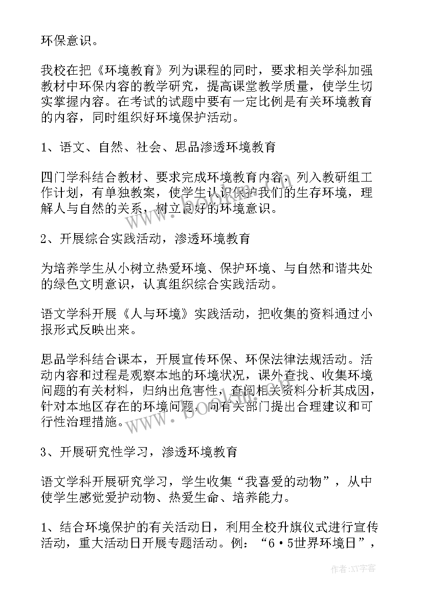 绿色单位创建自评报告 小学创建绿色学校工作计划(汇总6篇)