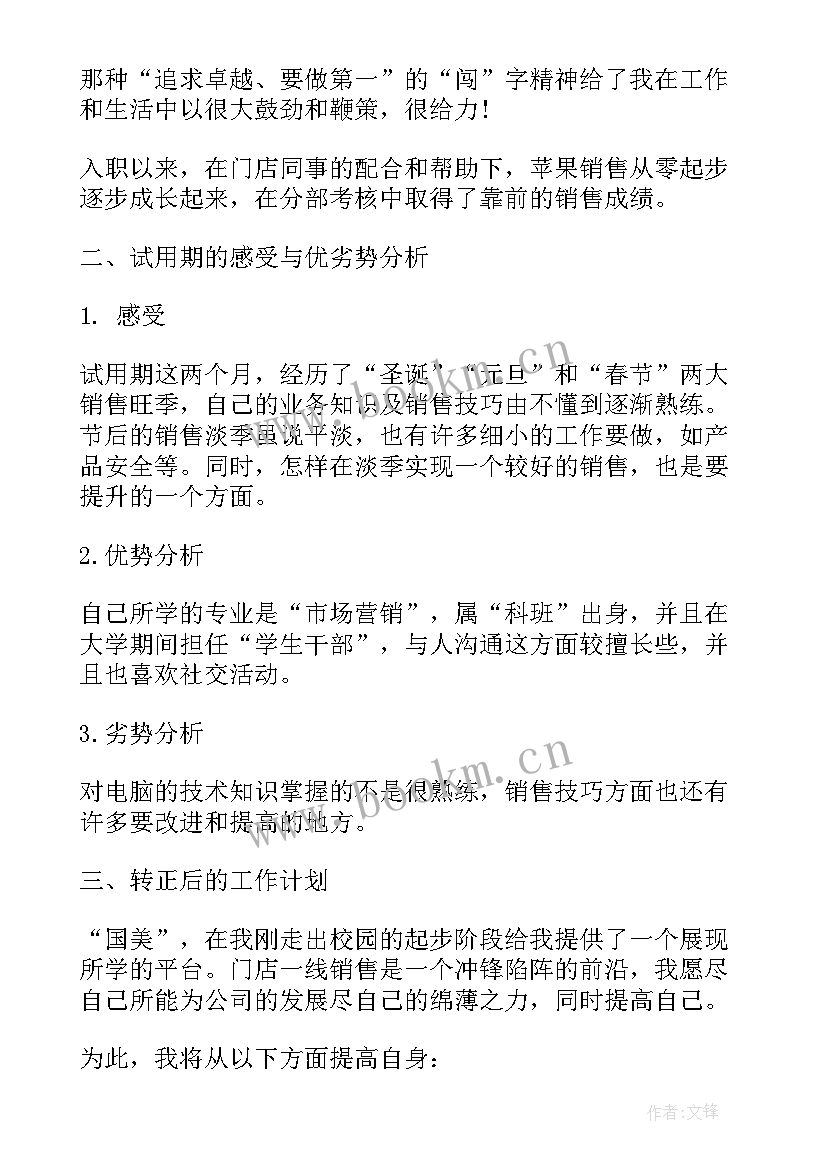 2023年从事商业工作的个人总结(通用9篇)