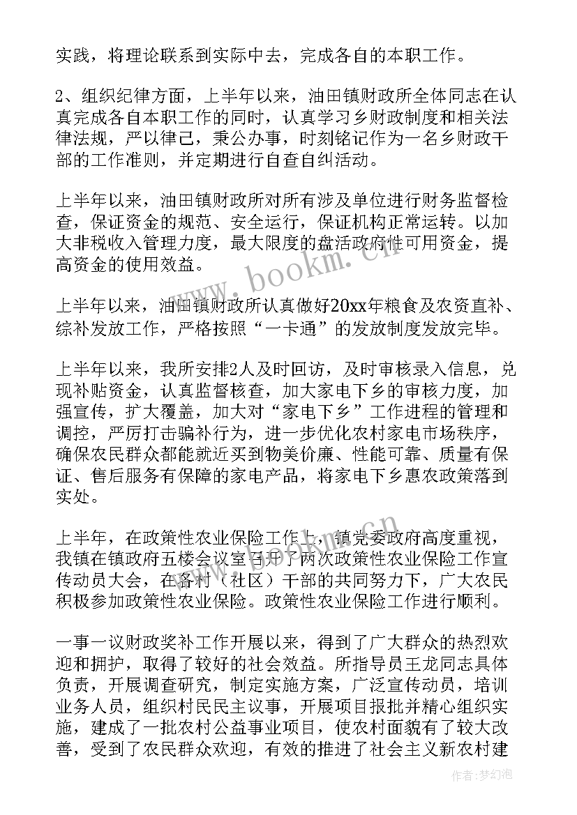 乡镇财政所工作总结(模板10篇)