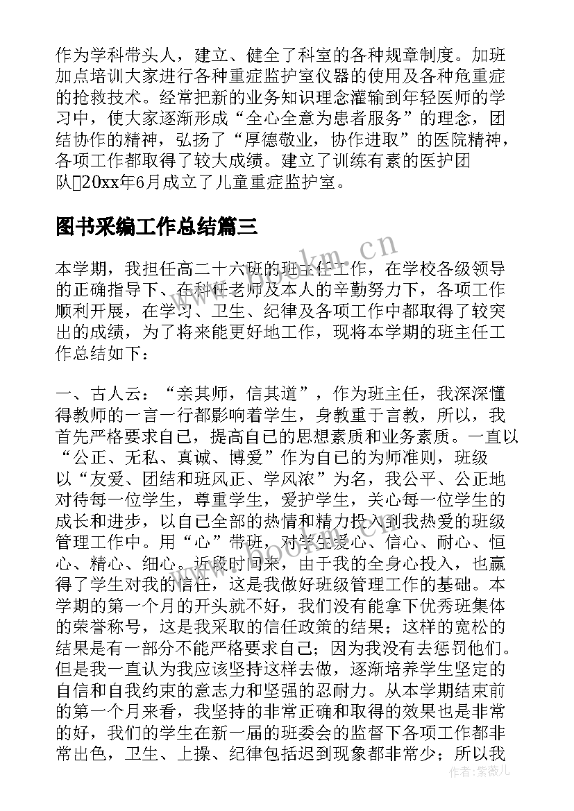 2023年图书采编工作总结 主任工作总结(精选5篇)