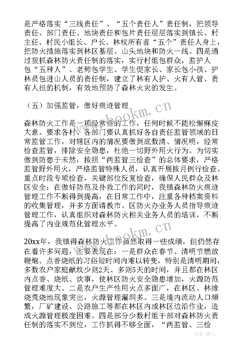 森林草原防火工作总结(汇总5篇)