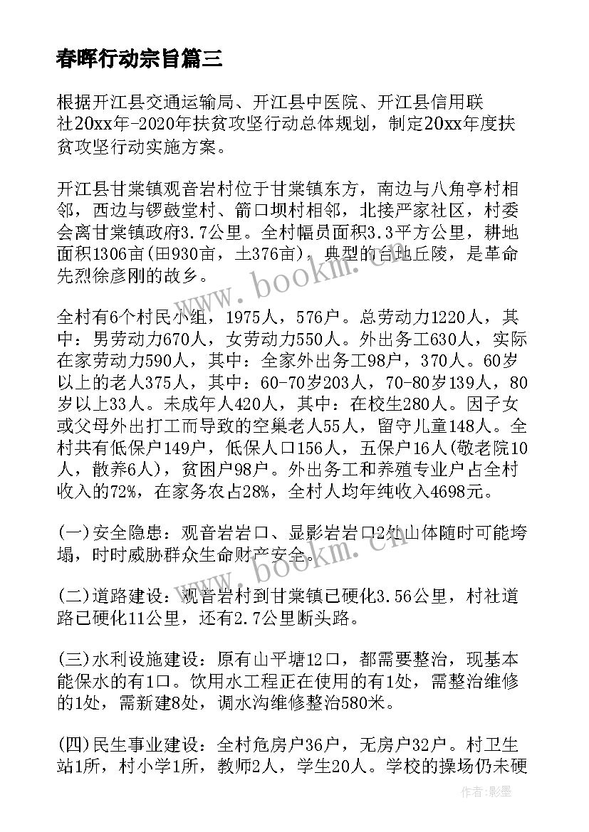 2023年春晖行动宗旨 扫楼行动工作计划必备(模板9篇)