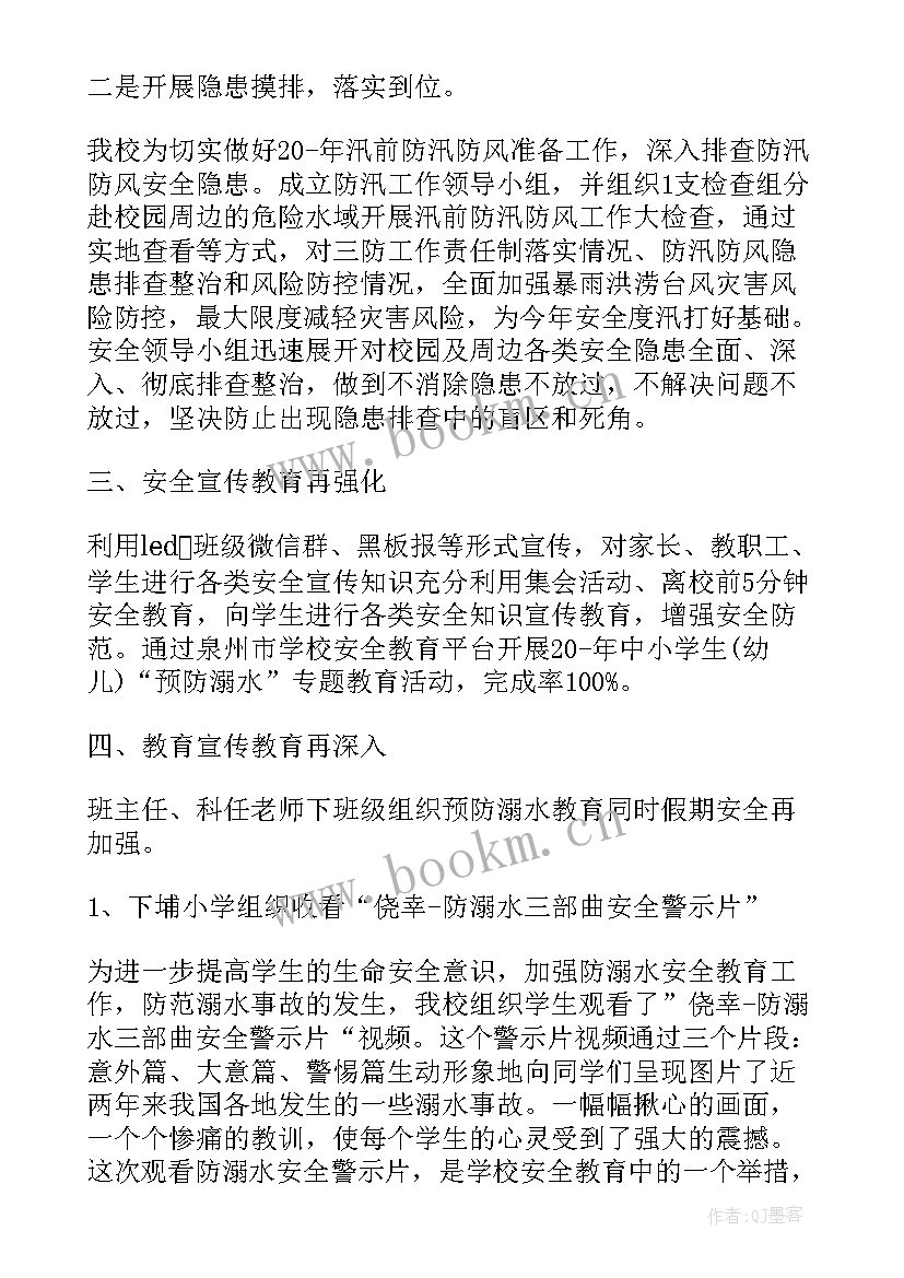 2023年防溺水宣传工作总结 小学防溺水工作总结(实用5篇)