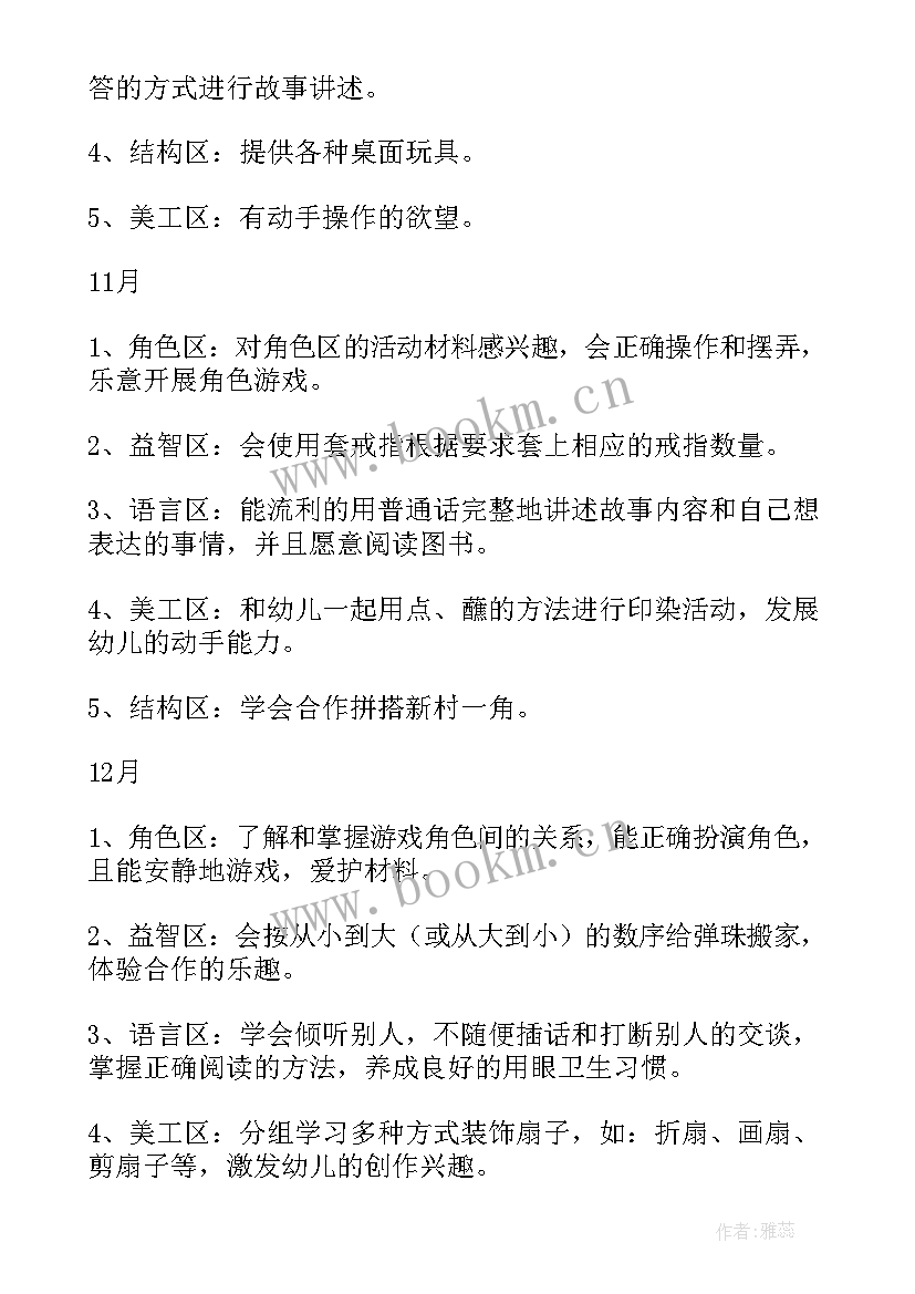 2023年区域经理月度工作计划 区域工作计划(汇总5篇)