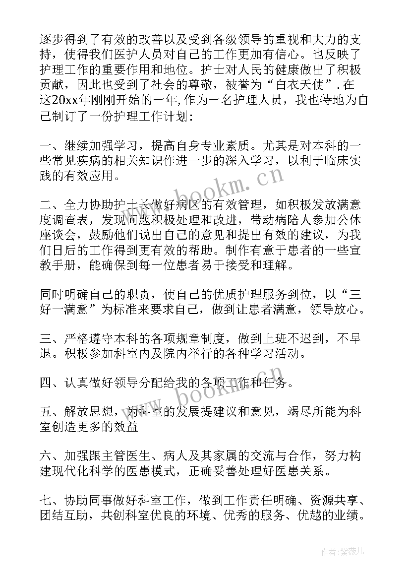 2023年内镜护士工作计划及总结 护士工作计划(模板5篇)