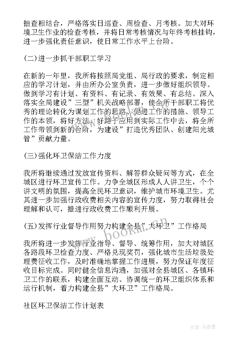 2023年社区的工作计划(优秀10篇)