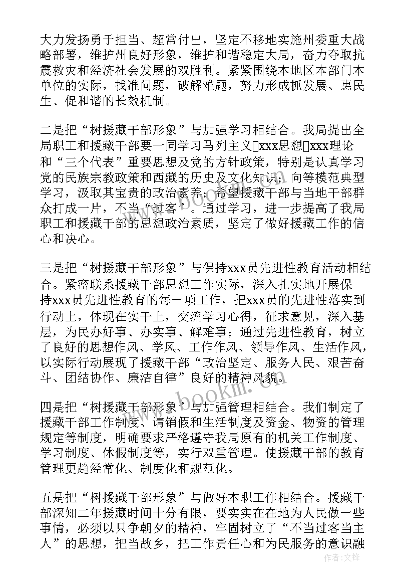 最新援藏工作汇报 援藏个人工作总结(优秀5篇)