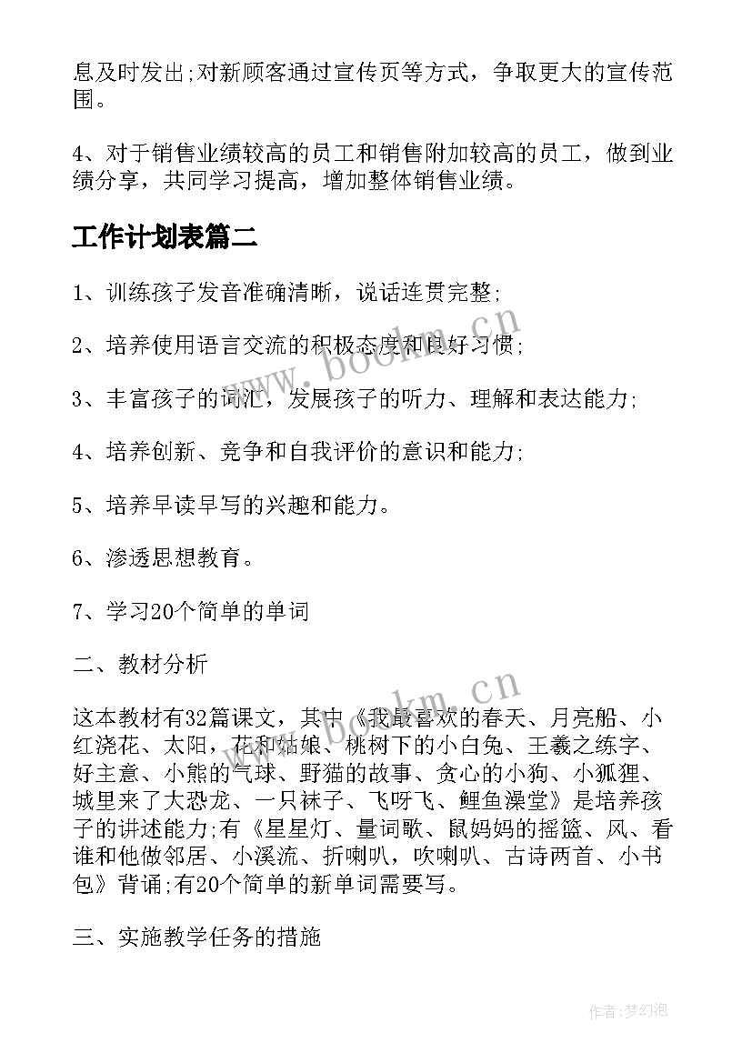 工作计划表 服装店长下半年工作计划模版(优质5篇)