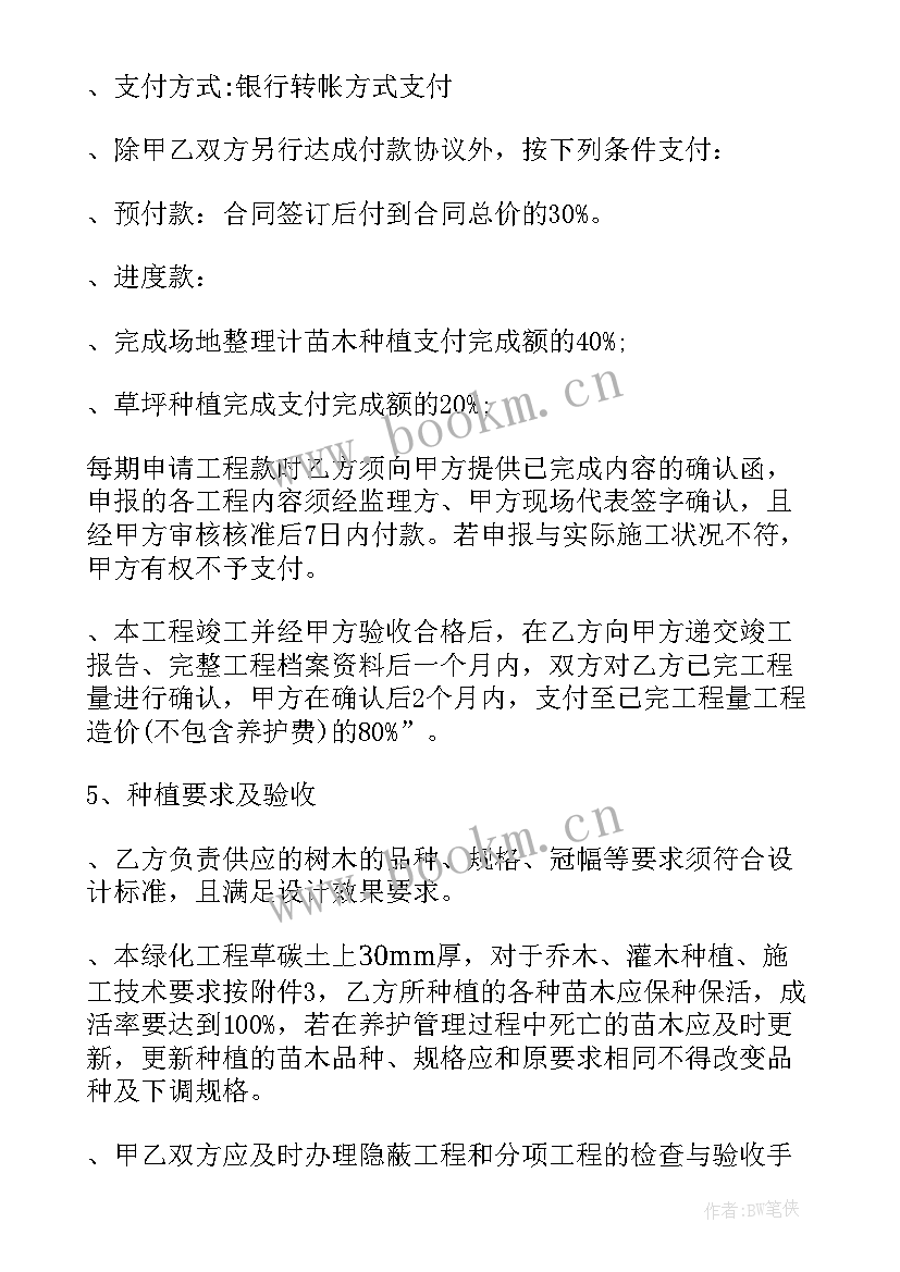 2023年绿化租赁公司 江苏学校绿化合同共(优质5篇)