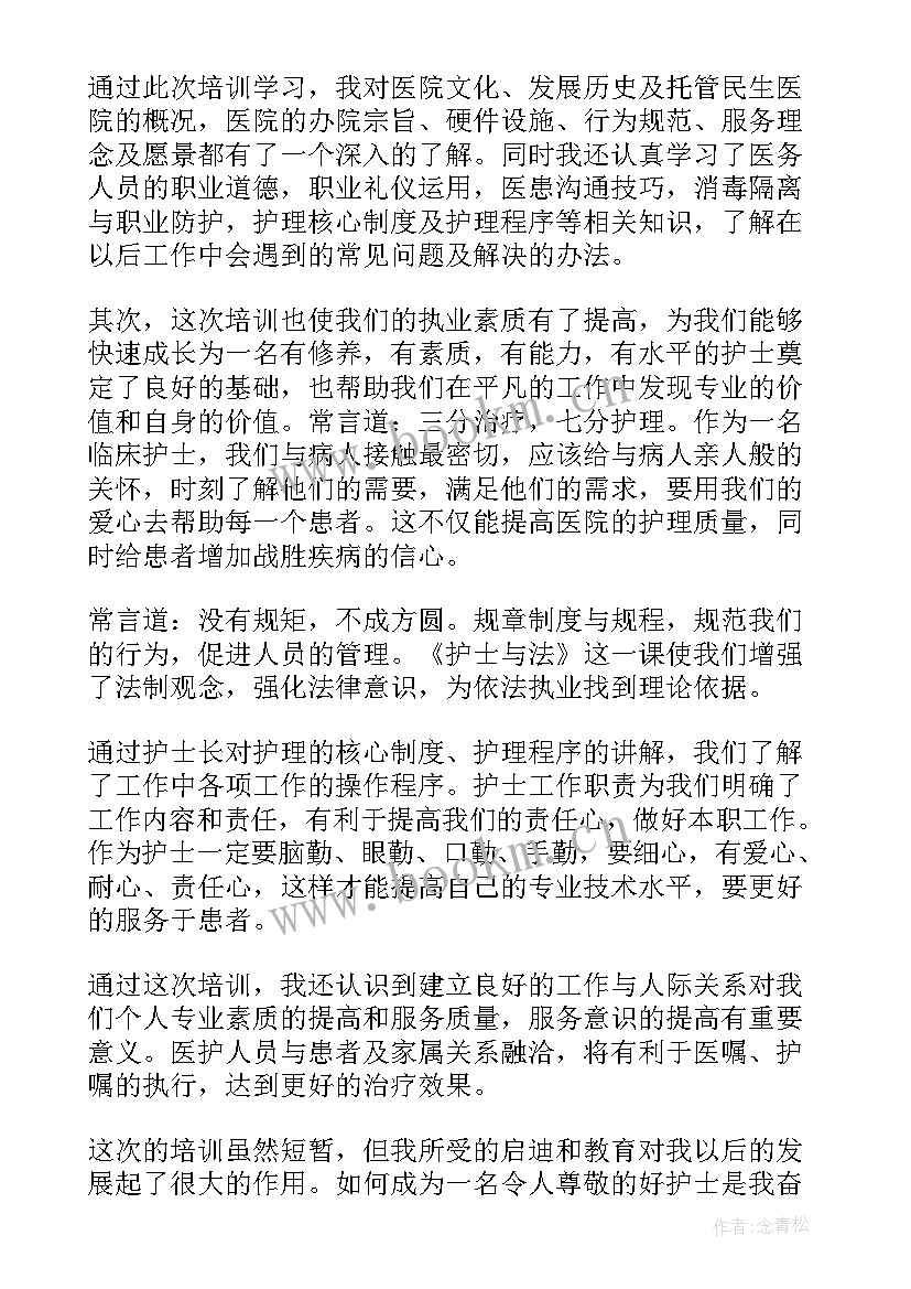 最新护士进层级心得体会(模板5篇)