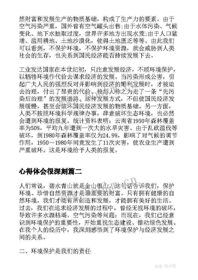 2023年心得体会很深刻(精选5篇)