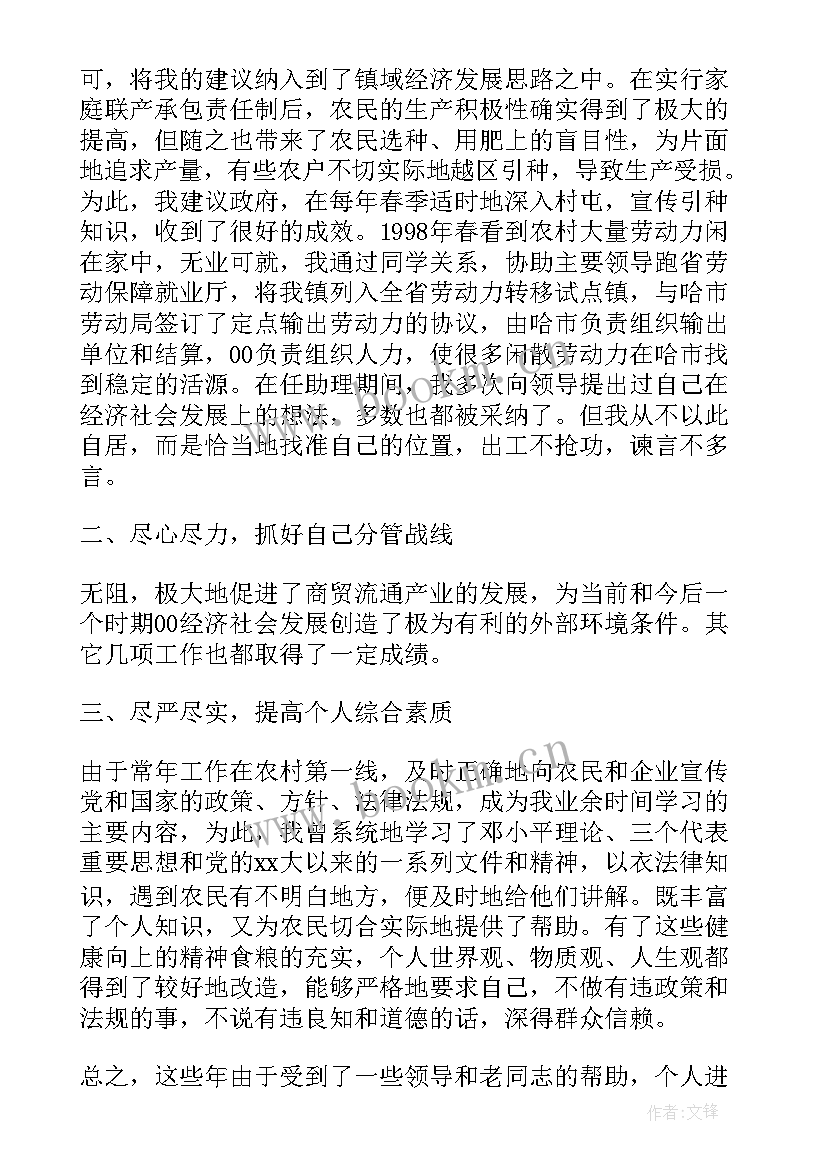 乡镇领导班子工作总结 乡镇个人工作总结(大全5篇)