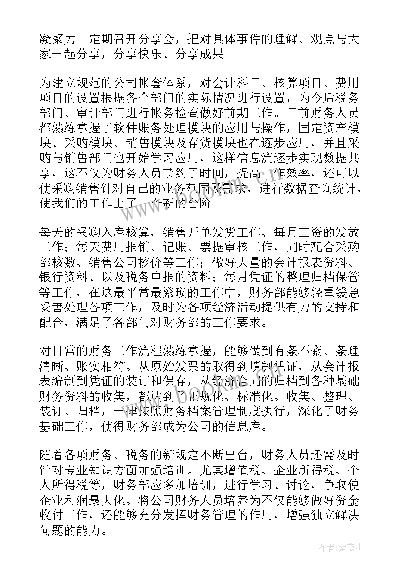 工作总结报表 财务报表工作总结(精选8篇)