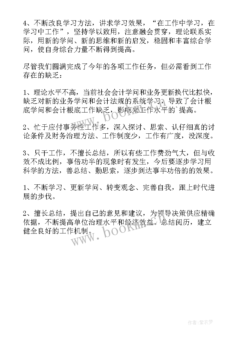 最新公司会计的年终总结(通用5篇)