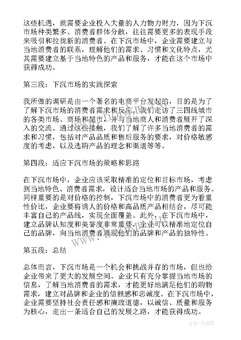 最新下沉心得体会(优秀5篇)