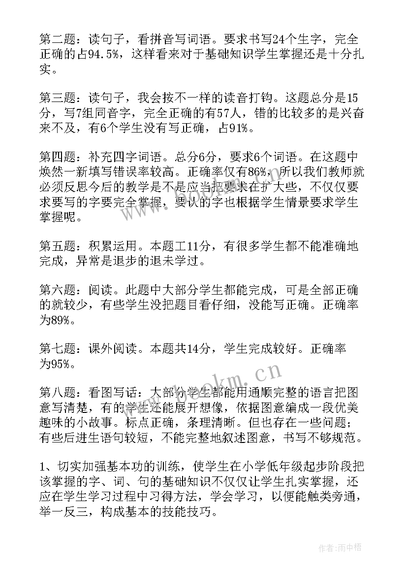 2023年小学语文二年级雪孩子教案反思 小学语文教学反思(精选7篇)