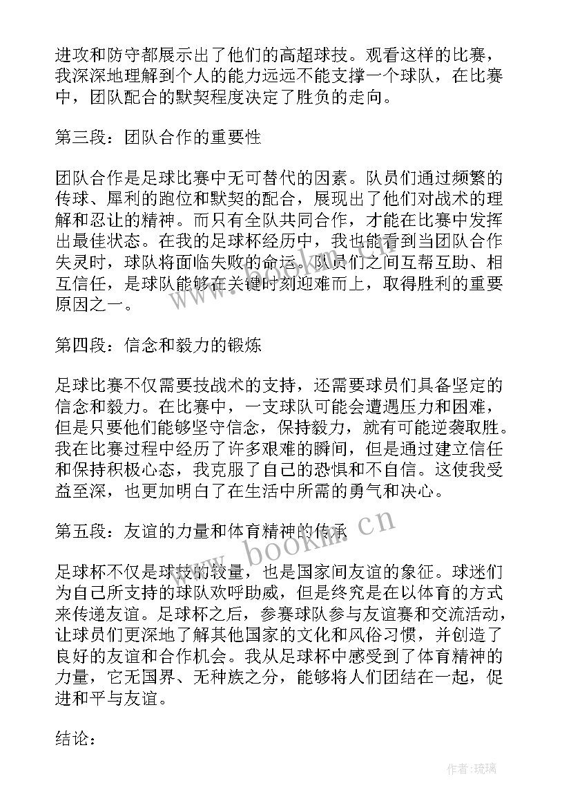 2023年足球操心得体会(实用10篇)