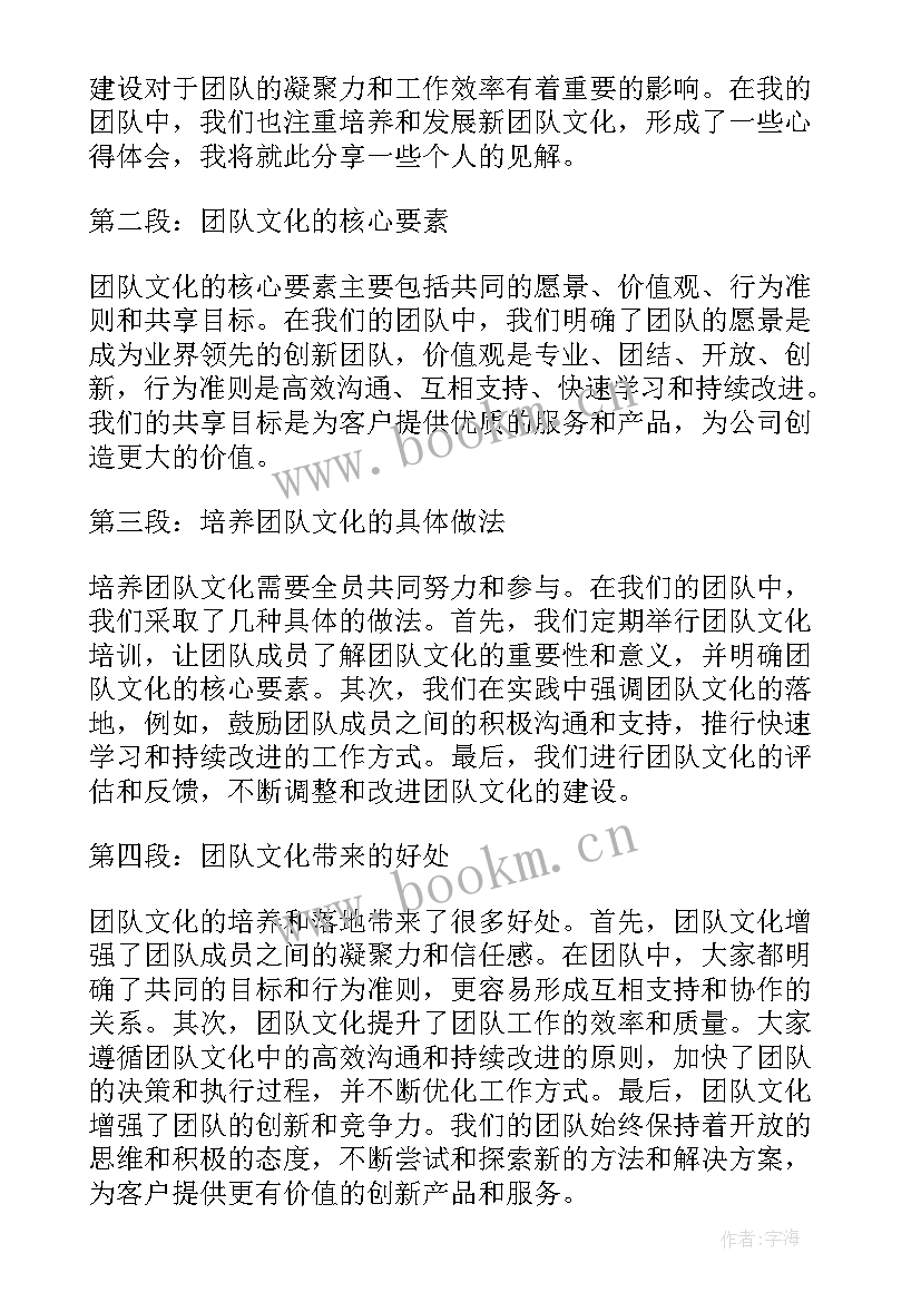 心得体会团队的力量(实用5篇)