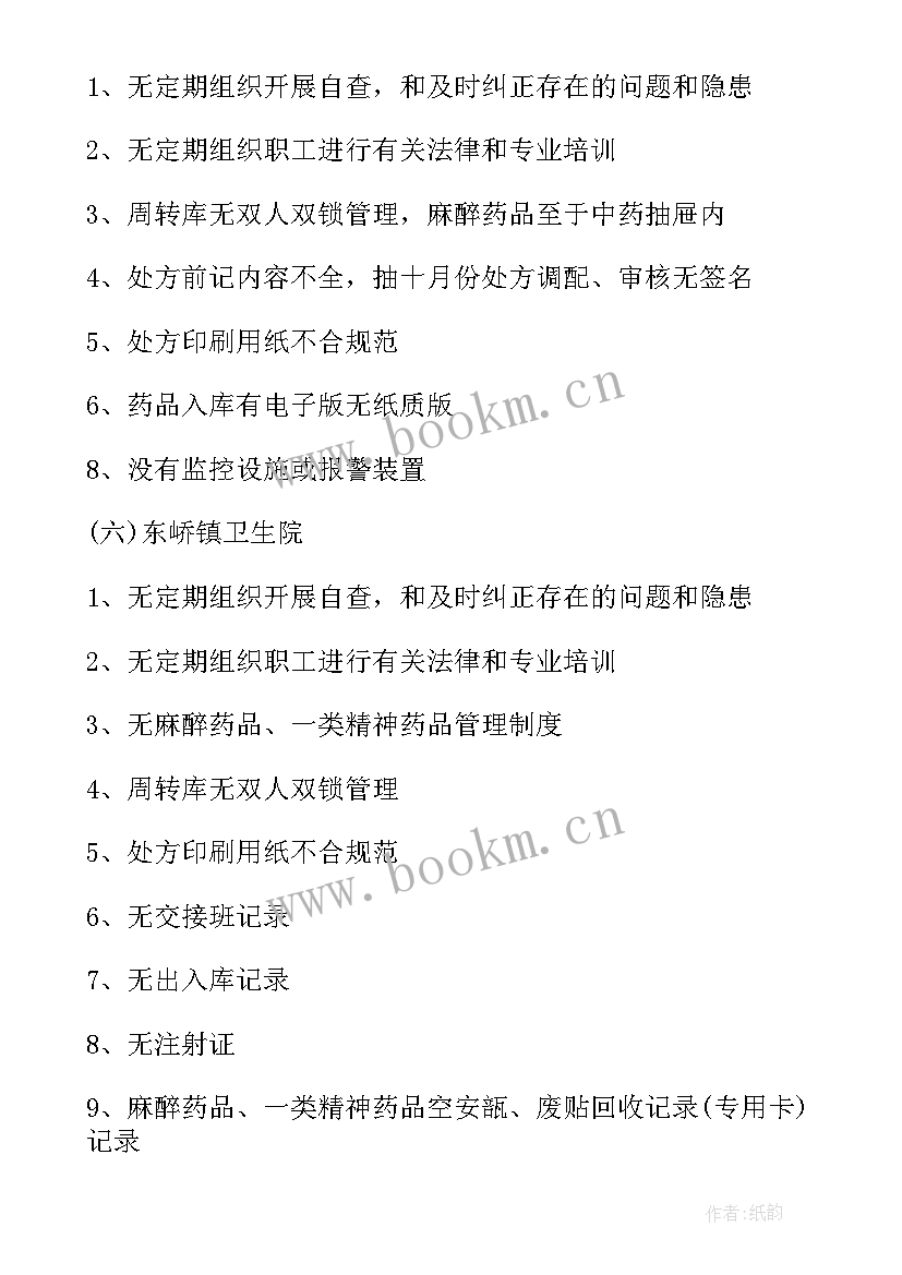 2023年麻醉药品精神药品处方管理规定 麻醉药品和精神药品管理情况自查报告(优秀5篇)