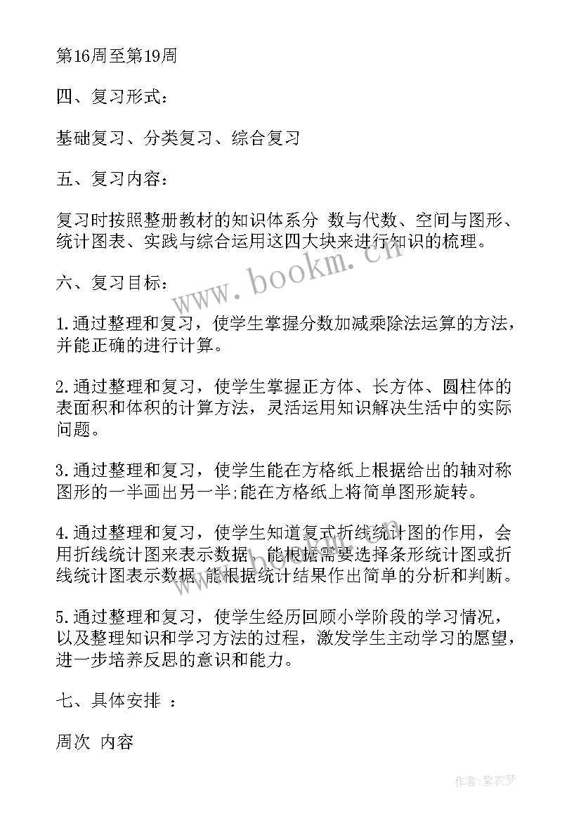 2023年五年级下学期数学解决问题 五年级数学下学期复习工作计划(优秀9篇)