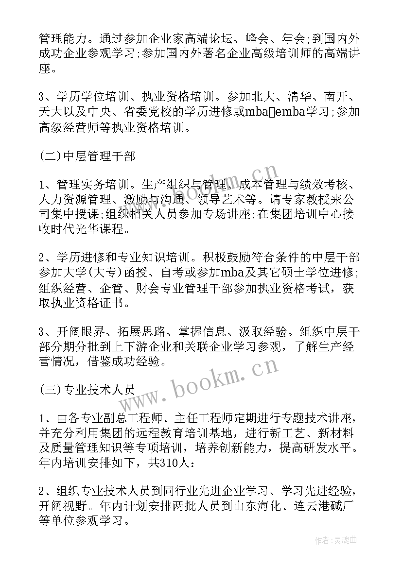 2023年采购部门培训计划表 个人培训计划表(精选5篇)