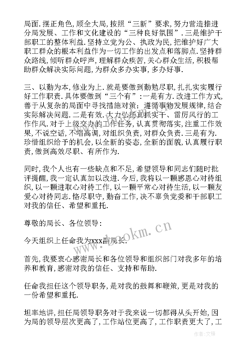 副职主持工作发言稿(精选10篇)