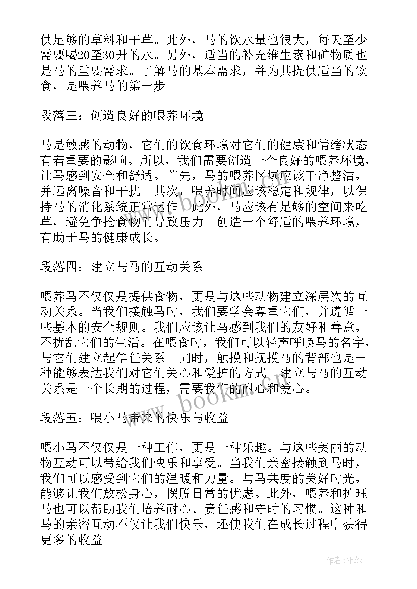 小马王感悟(通用5篇)