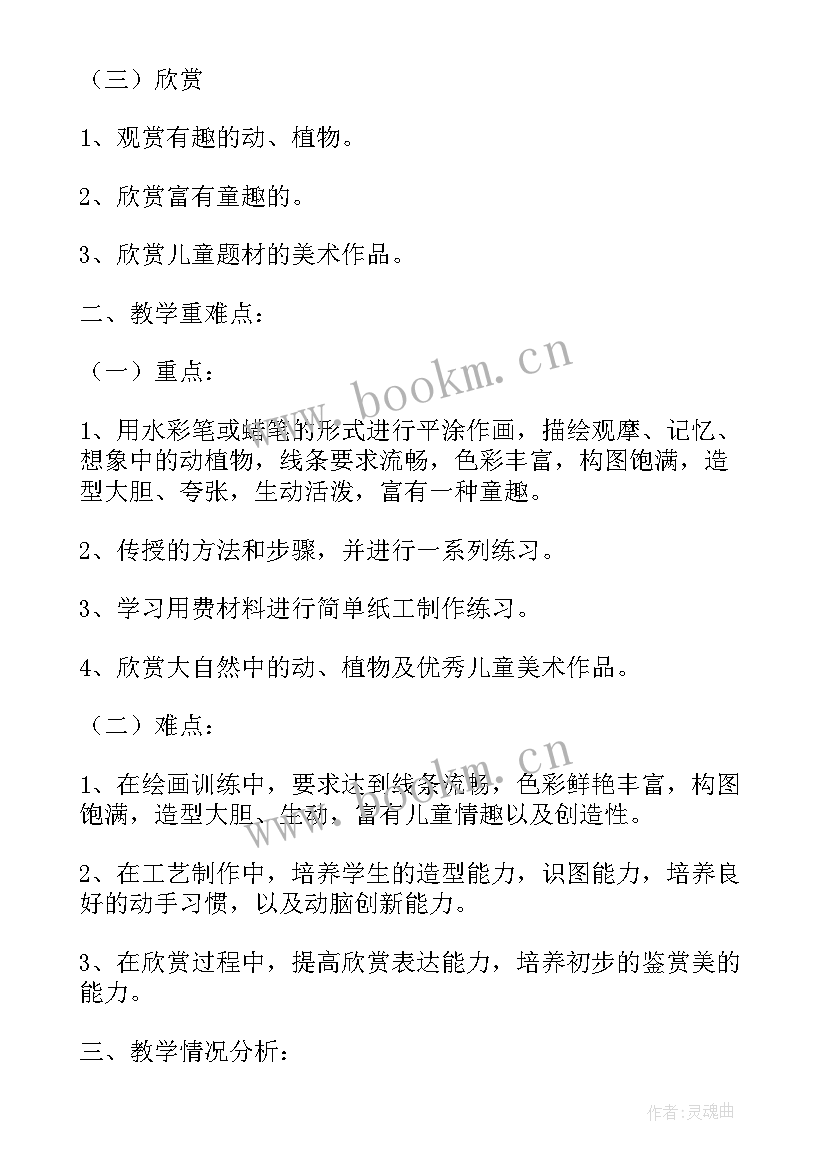 最新六年级美术教学工作计划(通用6篇)