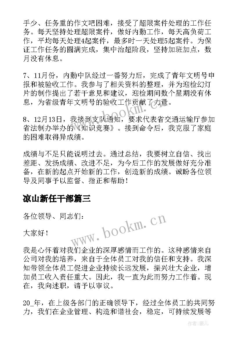 2023年凉山新任干部 加强领导班子思想政治建设工作汇报提纲(优质5篇)