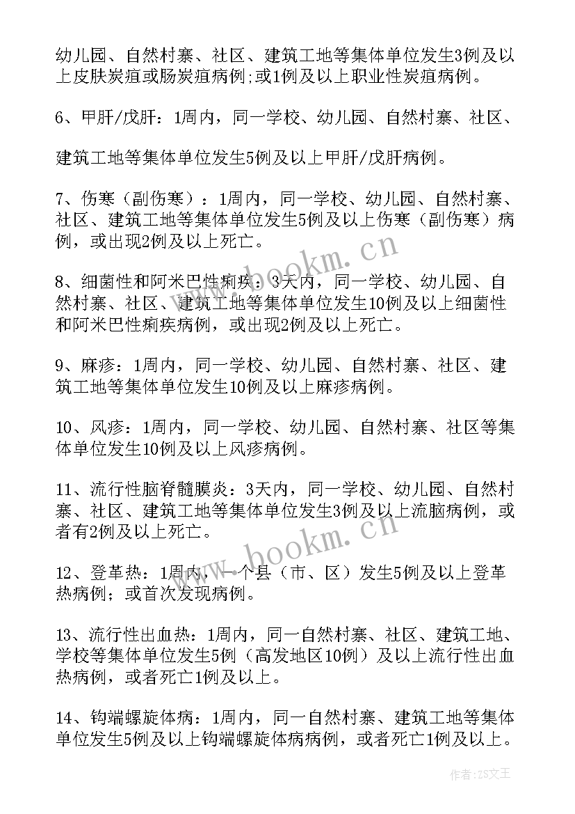 最新突发公共卫生事件检测与报告制度内容 突发公共卫生事件报告制度(通用5篇)