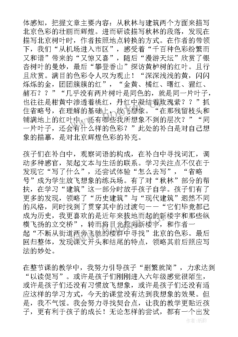 色彩拼贴教学反思总结(大全7篇)