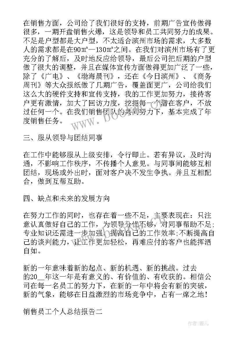 2023年销售人员工作总结 销售员工个人工作总结报告(汇总5篇)