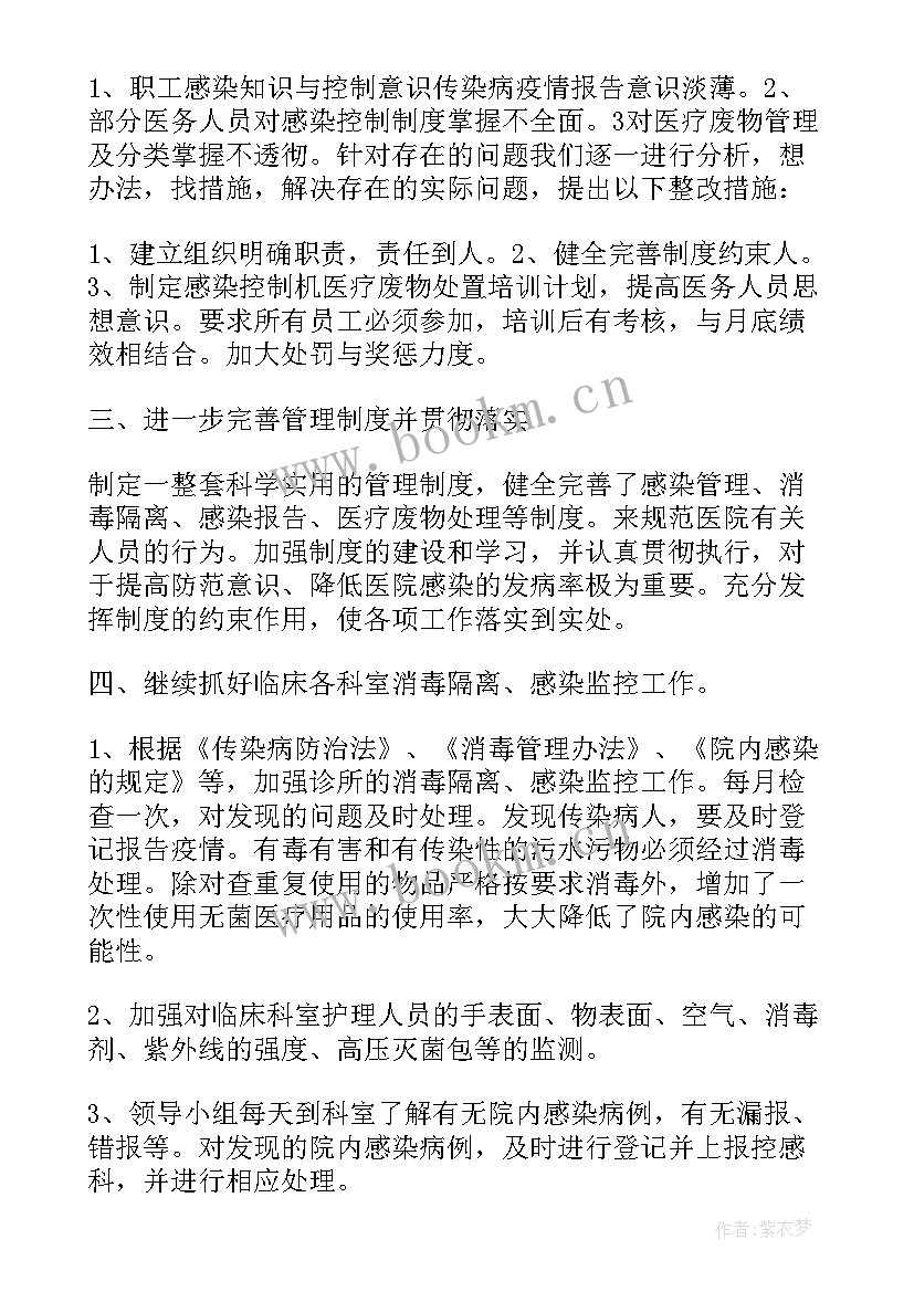 最新个体诊所年检整改报告(模板5篇)