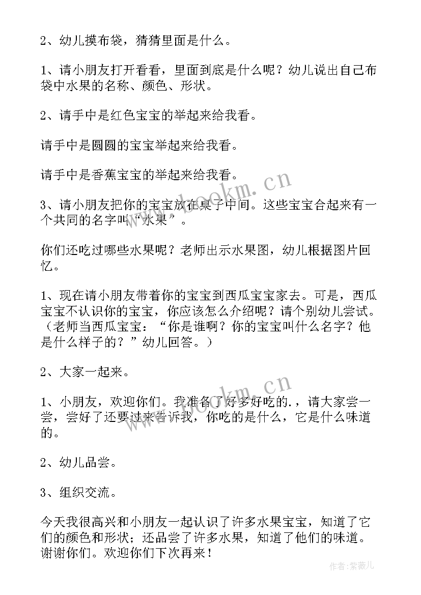 2023年小班科学活动水果宝宝说课稿(通用5篇)