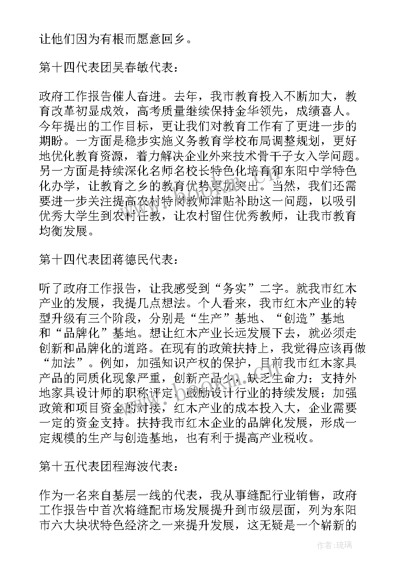 审议人大报告决议 审议市人大工作报告发言(汇总5篇)