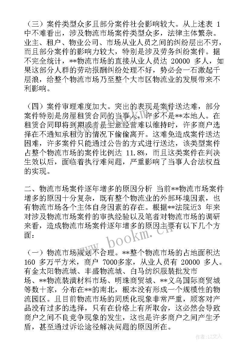 最新物流市场调研报告的特点有哪些 物流市场调研报告(优秀5篇)