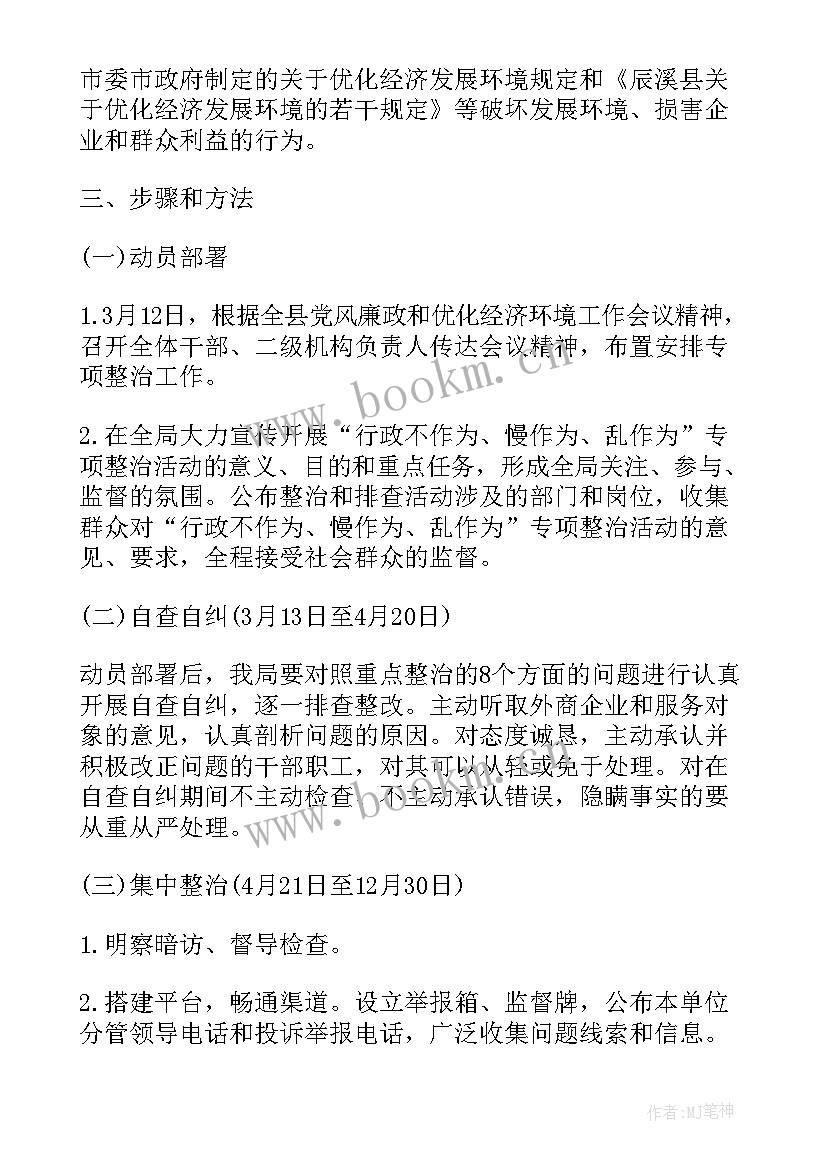 不作为慢作为乱作为问题自查情况 不作为乱作为问题专项治理阶段总结(大全5篇)